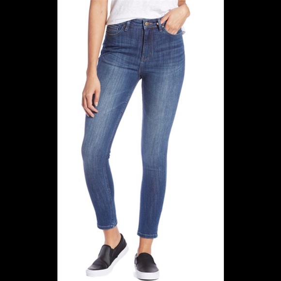 NEW DISH High Rise Skinny Relaxed Coolmax Jeans-Size 27 x 30 - Picture 1 of 13